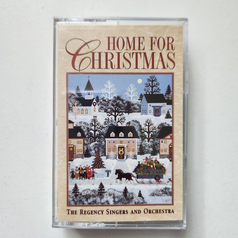 Home For Christmas Cassette Tape 1993 The Regency Singers & Orchestra Unison Mus